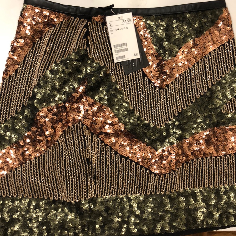 H&M Sequin Skirt
